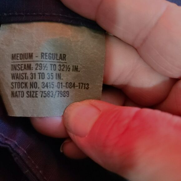 Propper Public Safety Mens Cargo Pants Size 31-35 Polyester Blend Adjustable - Picture 7 of 13